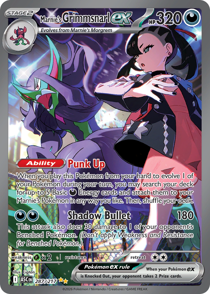 Marnie's Grimmsnarl ex 卡面