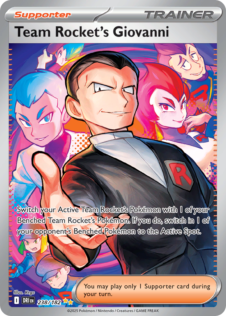 Team Rocket's Giovanni 卡面