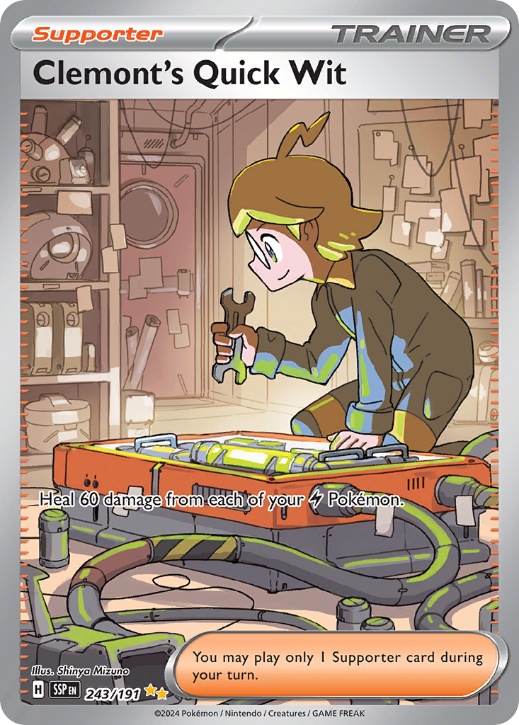 Clemont's Quick Wit 卡面