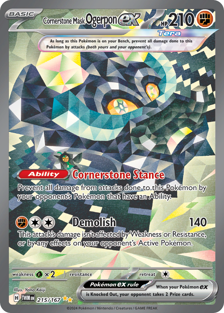 Cornerstone Mask Ogerpon ex 卡面
