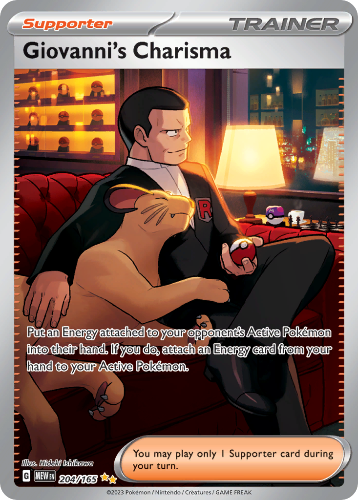 Giovanni's Charisma 卡面