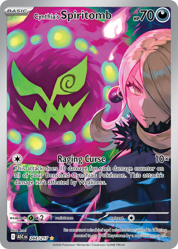 Cynthia's Spiritomb 卡面
