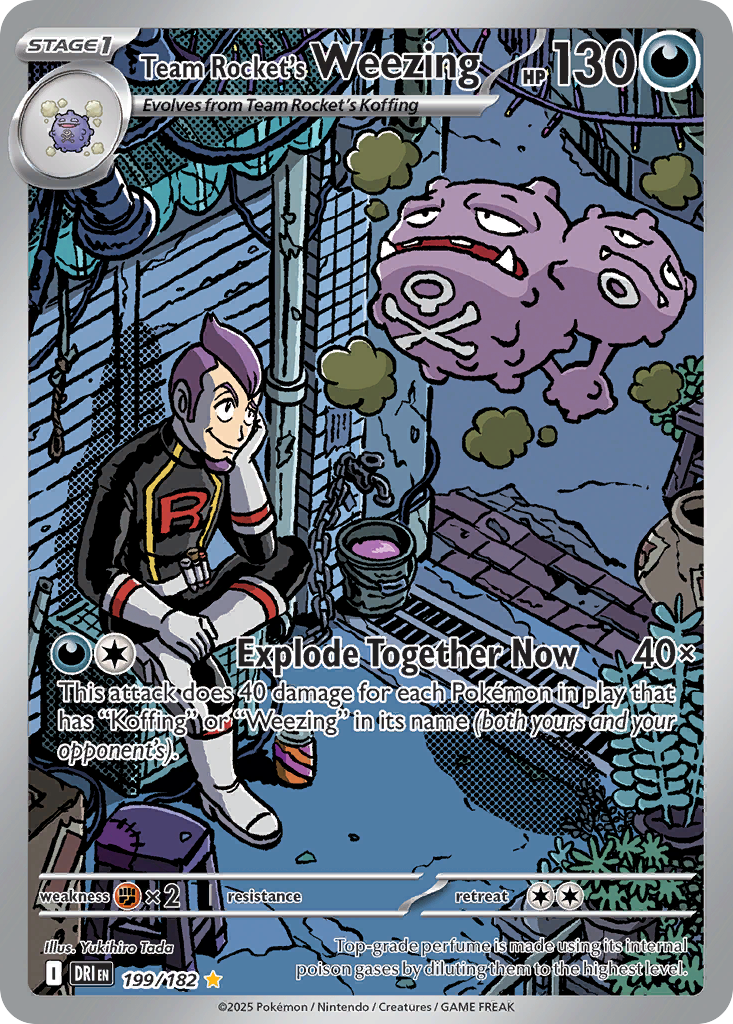 Team Rocket's Weezing 卡面