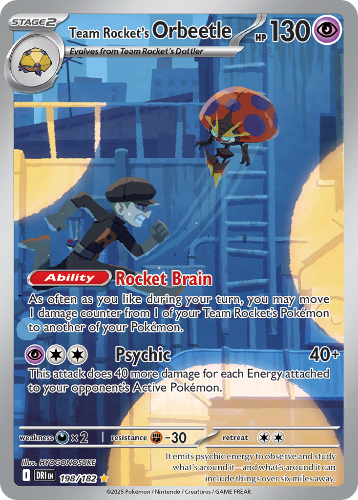 Team Rocket's Orbeetle 卡面