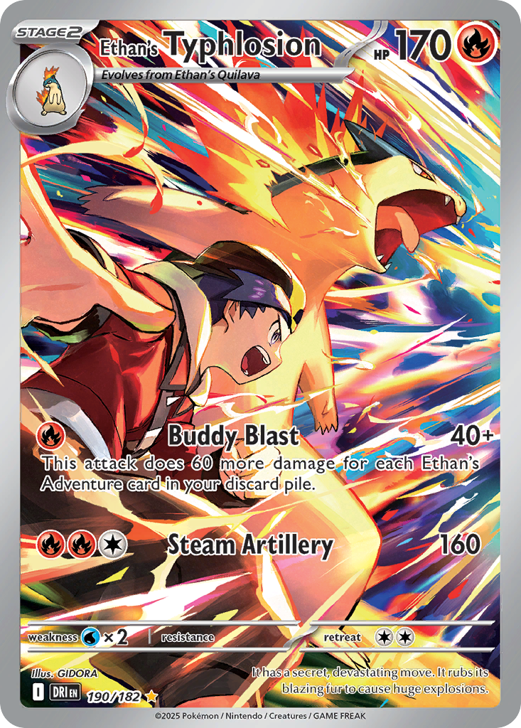 Ethan's Typhlosion 卡面