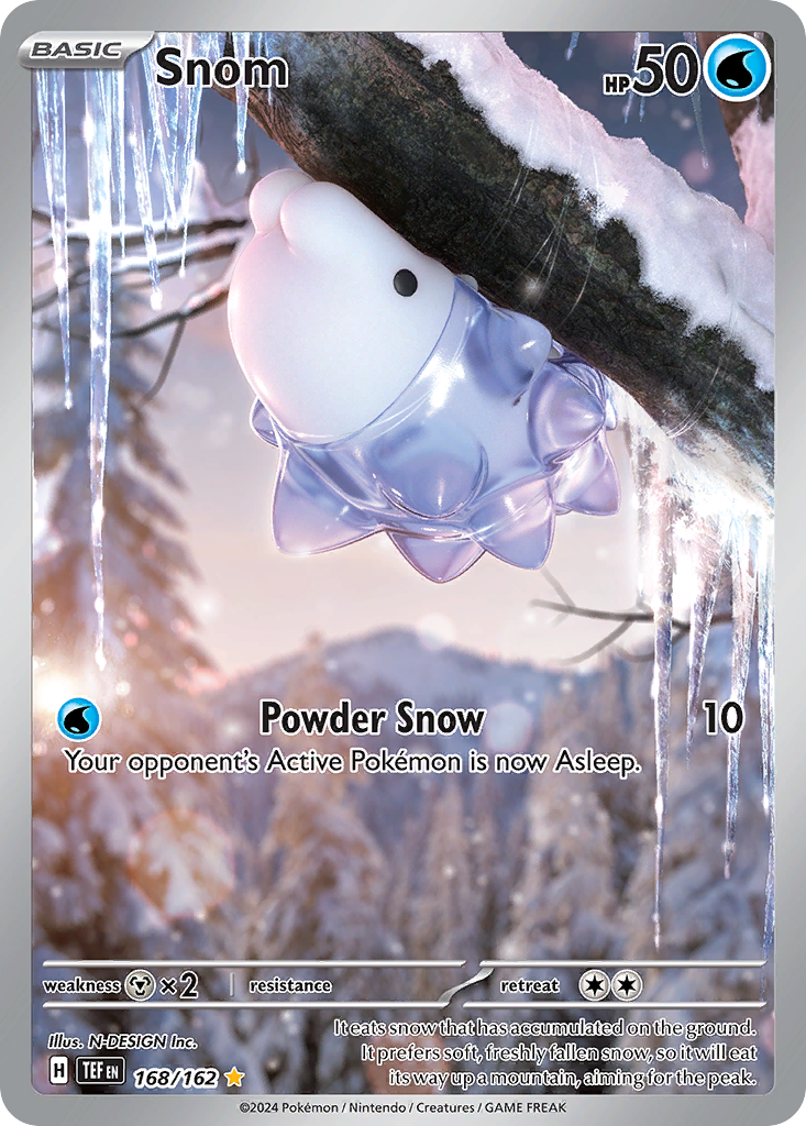 雪吞蟲 卡面