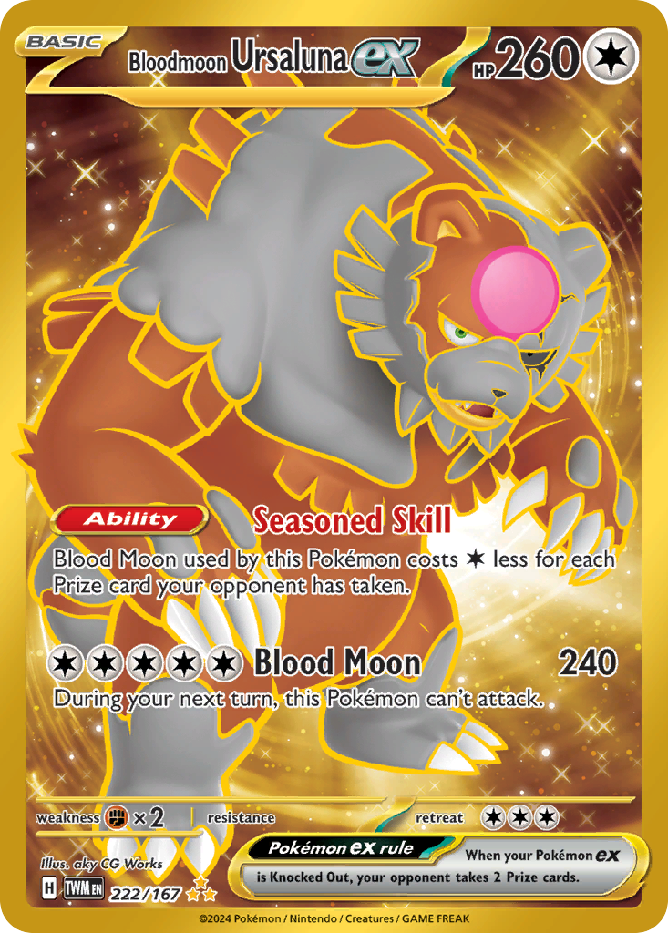 Bloodmoon Ursaluna ex 卡面