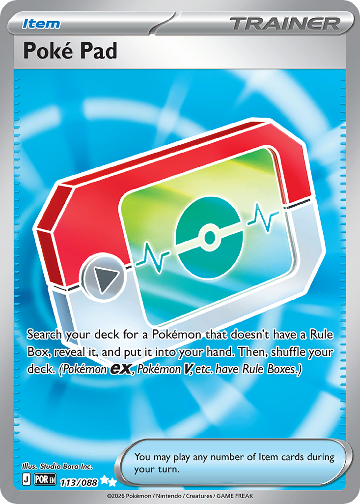 Poké Pad 卡面