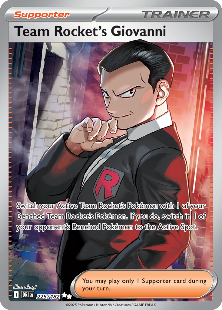 Team Rocket's Giovanni 卡面