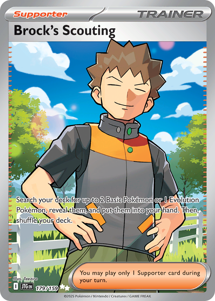 Brock's Scouting 卡面