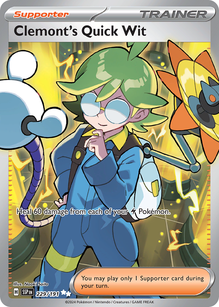 Clemont's Quick Wit 卡面