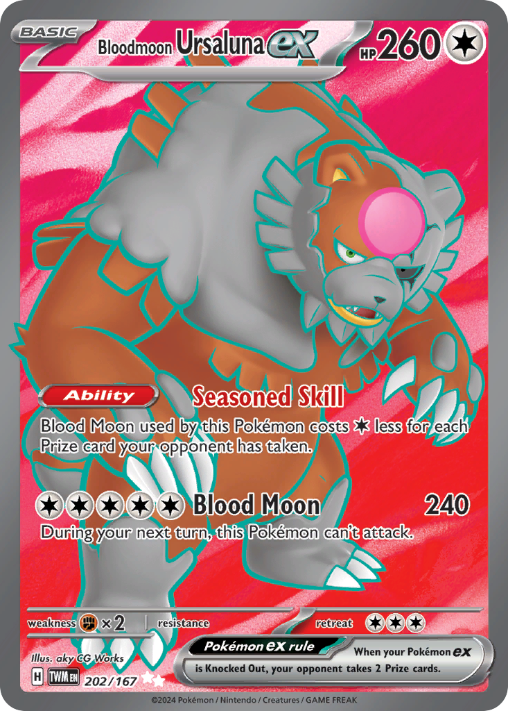 Bloodmoon Ursaluna ex 卡面