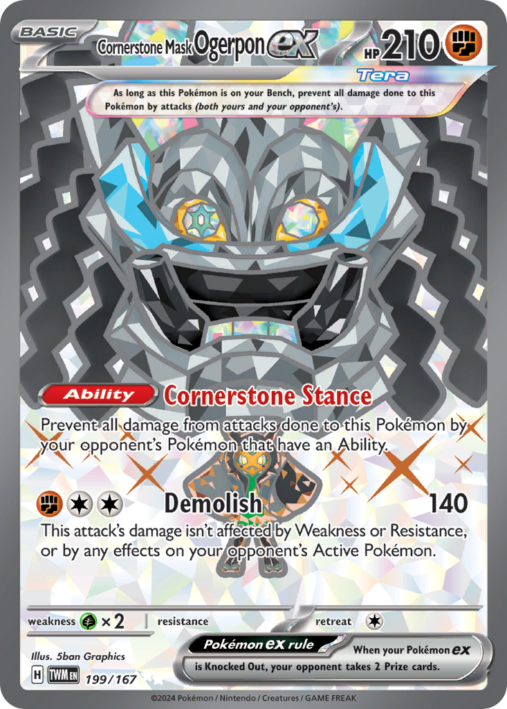 Cornerstone Mask Ogerpon ex 卡面